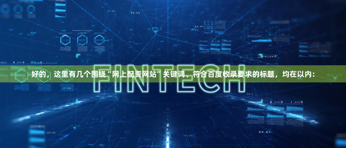 好的，这里有几个围绕“网上配资网站”关键词、符合百度收录要求的标题，均在以内：